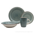 Wholesale Popular Hand Painted Tableware Ceramic Plates Sets